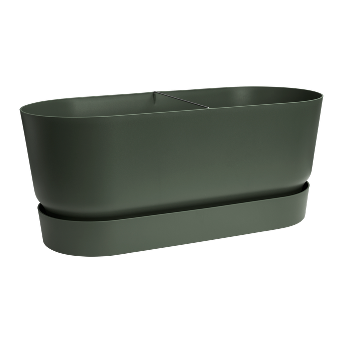 greenville terrace trough 80cm wheels blad groen